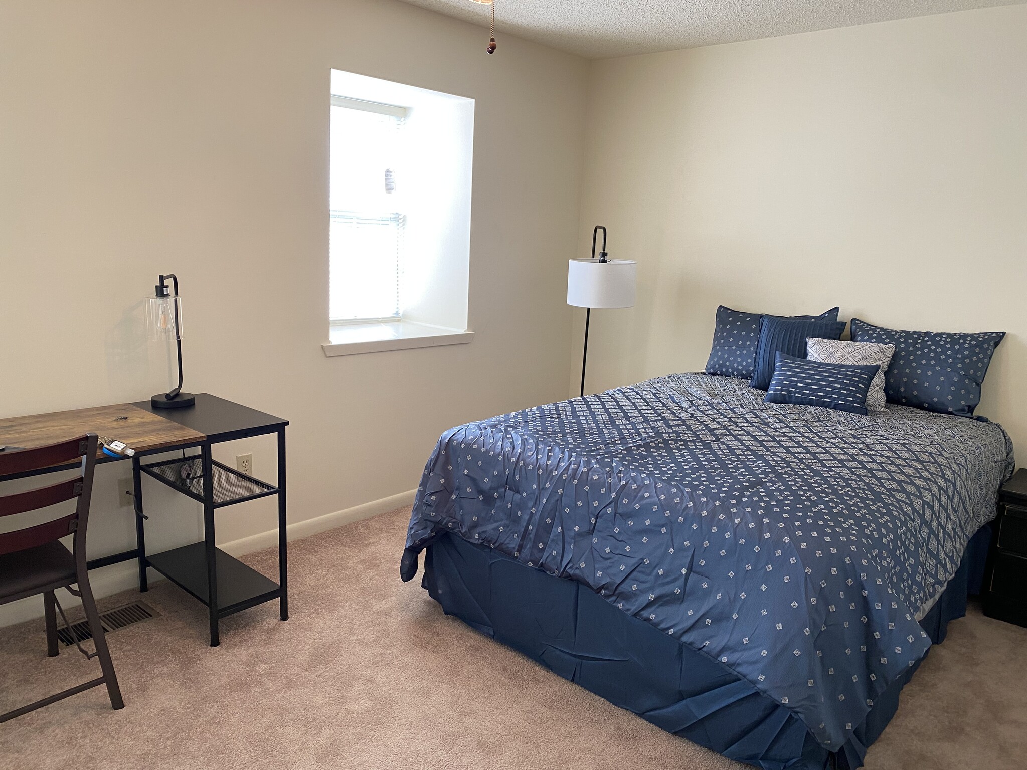 Queen beds, desk, fans, & dresser included - 117 Michael Dr