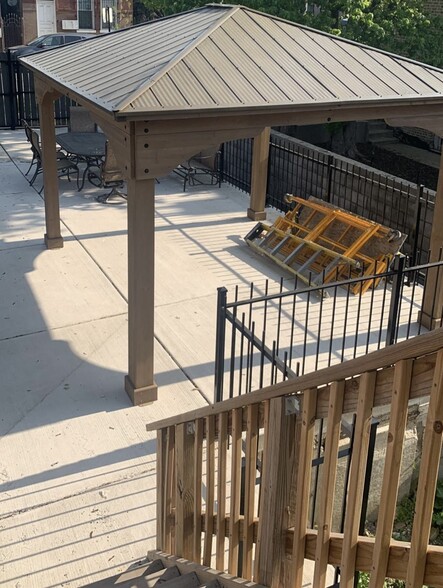 huge, cemented front yard w/ gazebo - 2719 W 24th Pl