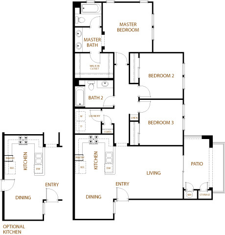 Floorplan - Sonoma at Mapleton Apartments