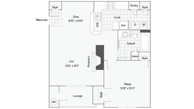 Please note, renderings are an artist’s conception and are intended only as a general reference. Features, materials, finishes, layouts, and square footage may differ from the image shown. - Arrive Odenton South