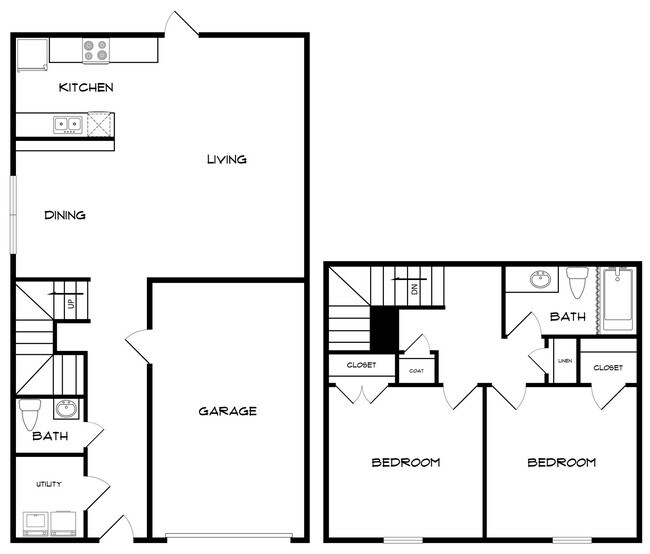 Floorplan - SETTLERS TRAIL APARTMENTS
