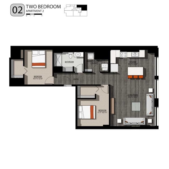 Floorplan - 213 Broadway Lofts