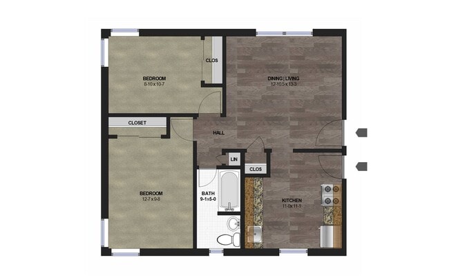 Floorplan - The Lex Apartments
