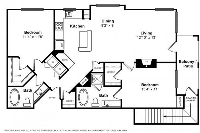 Floorplan - The Estates at Park Place