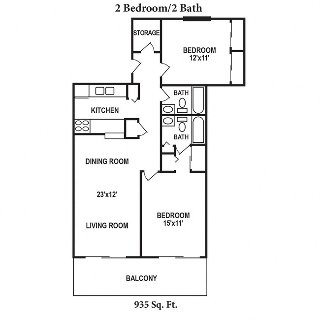 Floorplan - Indian Lookout Apartments