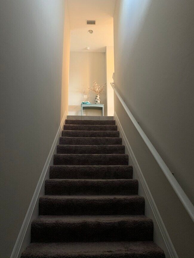 inside steps from landing are to living area - 26141 Palace Ln