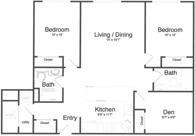 Floorplan - Courtyard at Jefferson