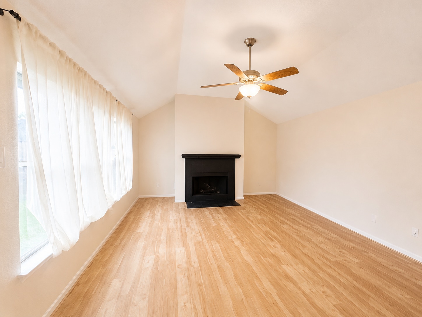 Living room with Gas Fireplace - 12826 Careywood Dr