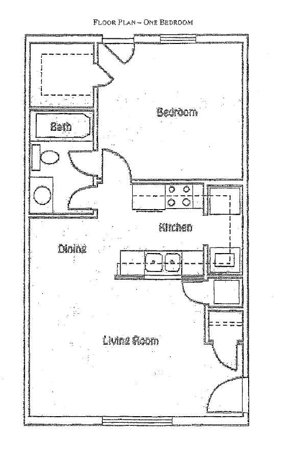 1BR/1BA - Taylor Place Apartments