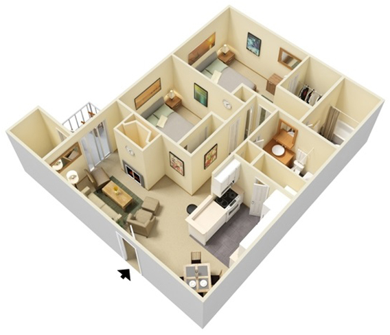 Floorplan - Vue at 3600