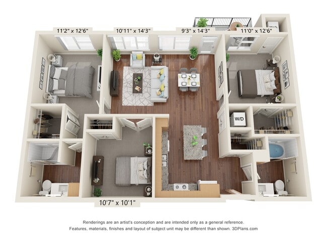 Floorplan - The Oasis at Twin Lakes