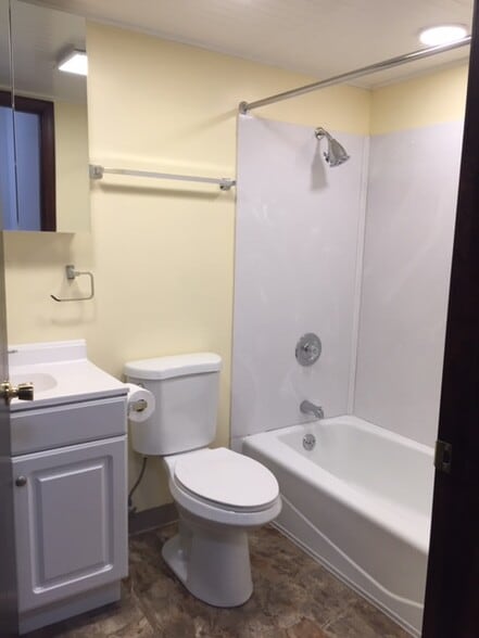 Full bath and shower. - 317 Fairmount Ave