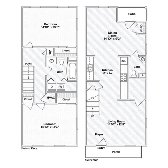 Floorplan - New Village Homes & Whitney Young Townhomes