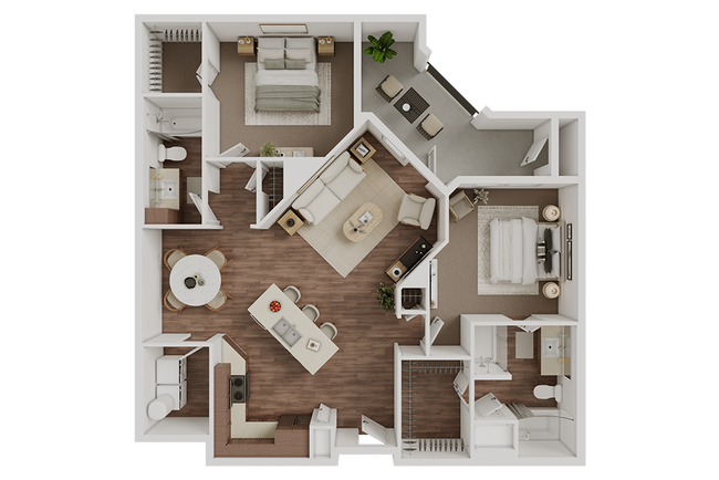 Floorplan - The Mark at Midtown Park