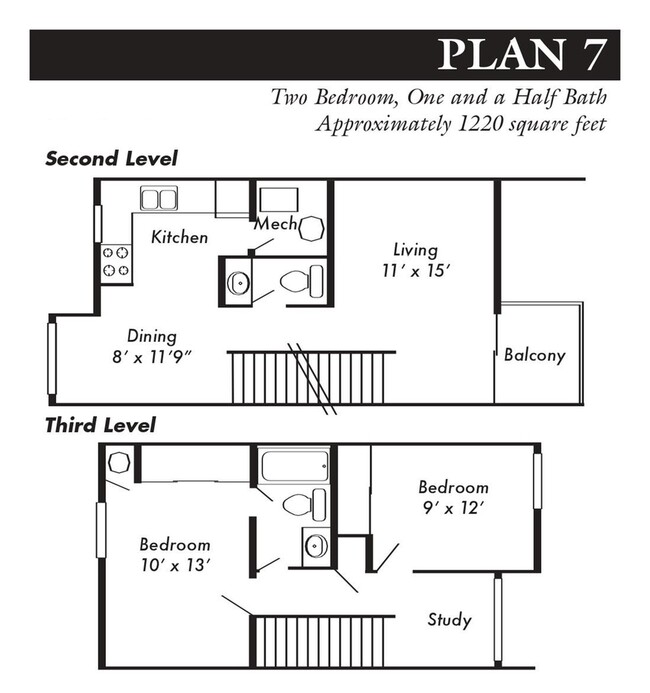 2 Bed, 1.5 Bath, No Garage, Paid Electric, Plan 7 - Hanover Place