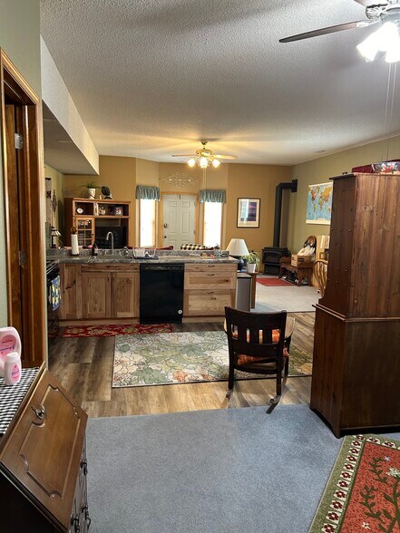 Looking from bedroom to Kitchen - 23839 S Rockerville Rd