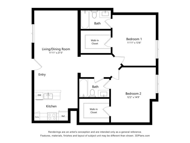 Floorplan - Miller Square & Spanish Trails