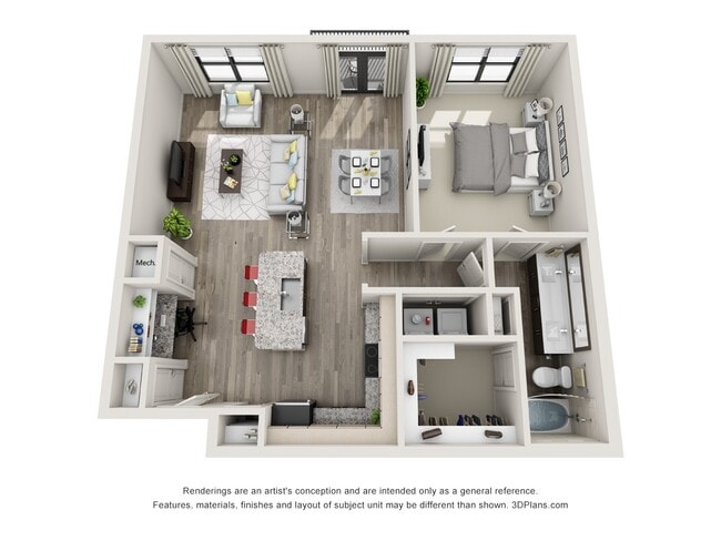 Floorplan - The Mallory Eastside