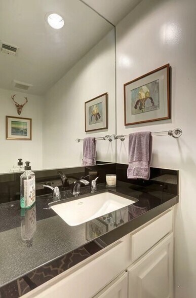 Powder room with toilet - 1120 Granville Ave