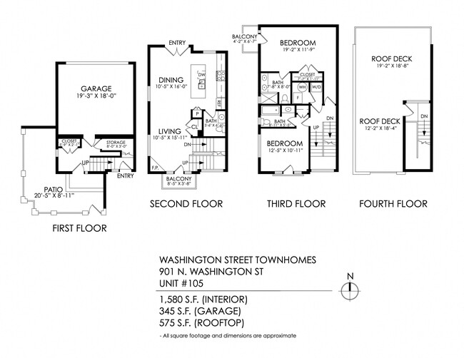 Floorplan - Washington Street Townhomes