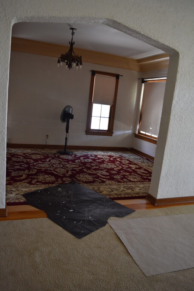 Archway Between Living Room and Dining Room - 423 S Indiana St