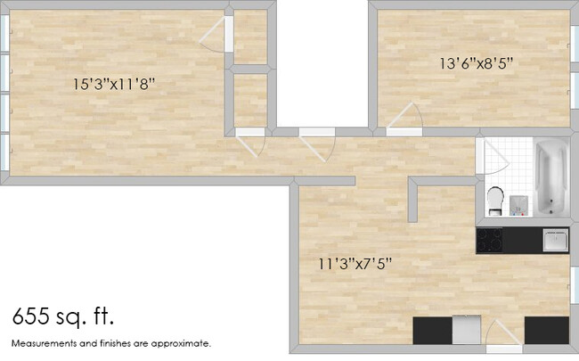 Floorplan - 1530-1532 N. Austin Blvd.