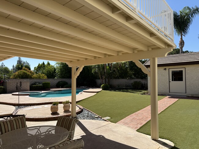 Covered patio deck - 23446 Blythe St