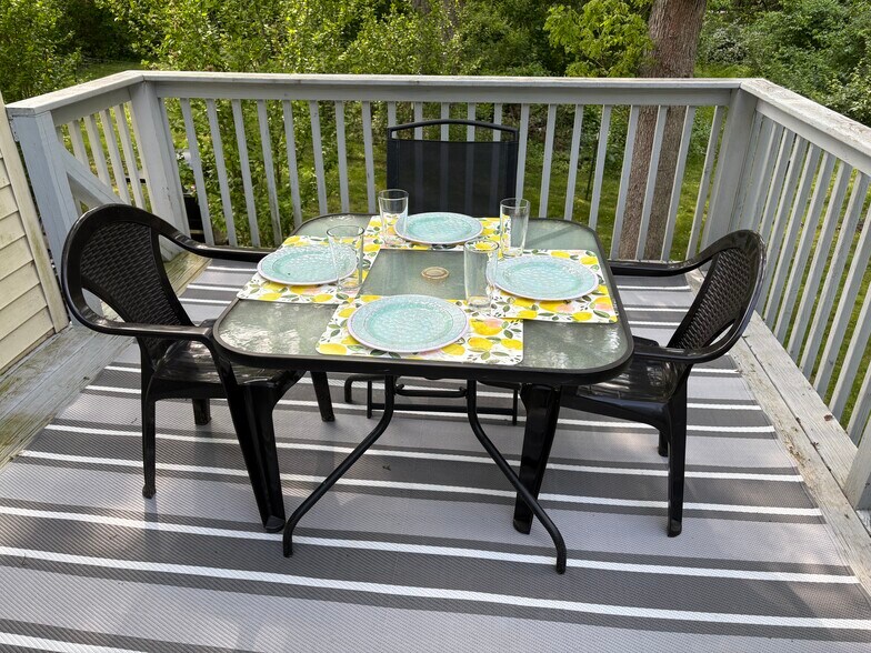Deck off of kitchen - 183 Hunt Ave