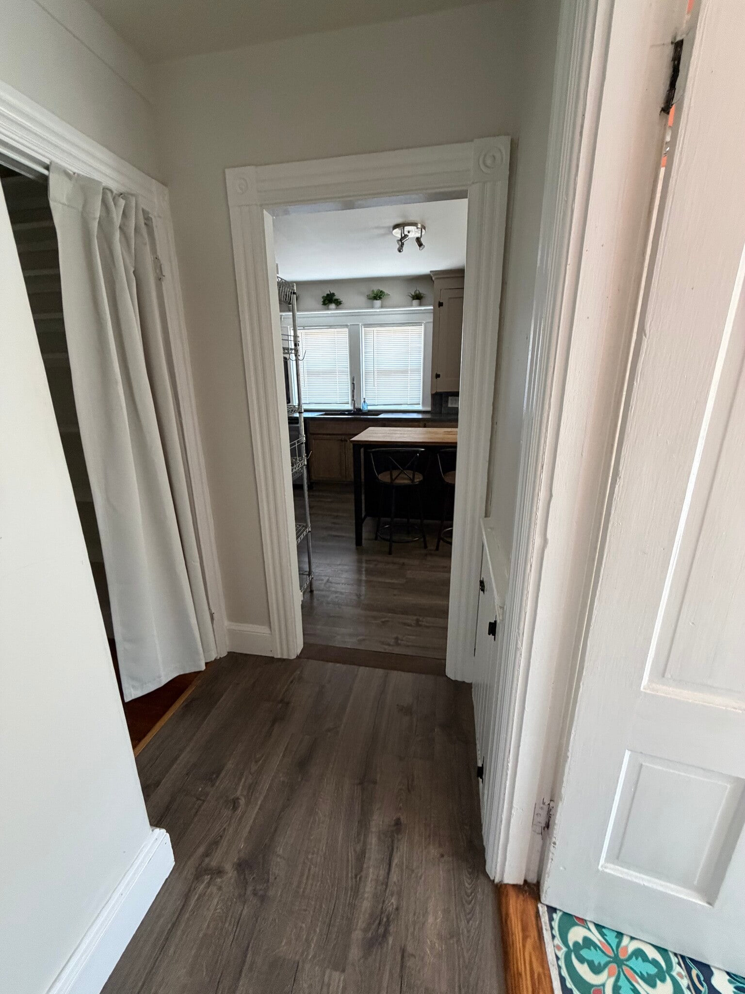 Back hall towards kitchen - 232 Lowden St