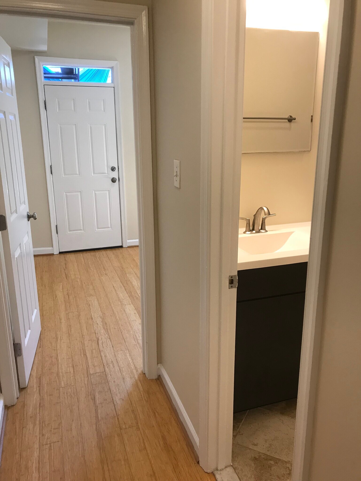 Entry to larger/rear bedroom - 1448 Newton St NW