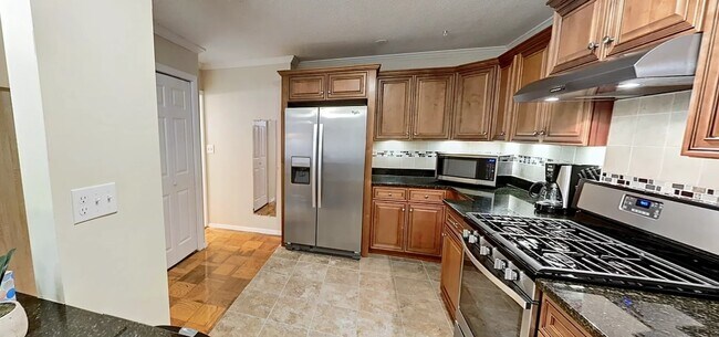 Large Updated Gourmet Kitchen with Island - 2 Hawthorne Pl
