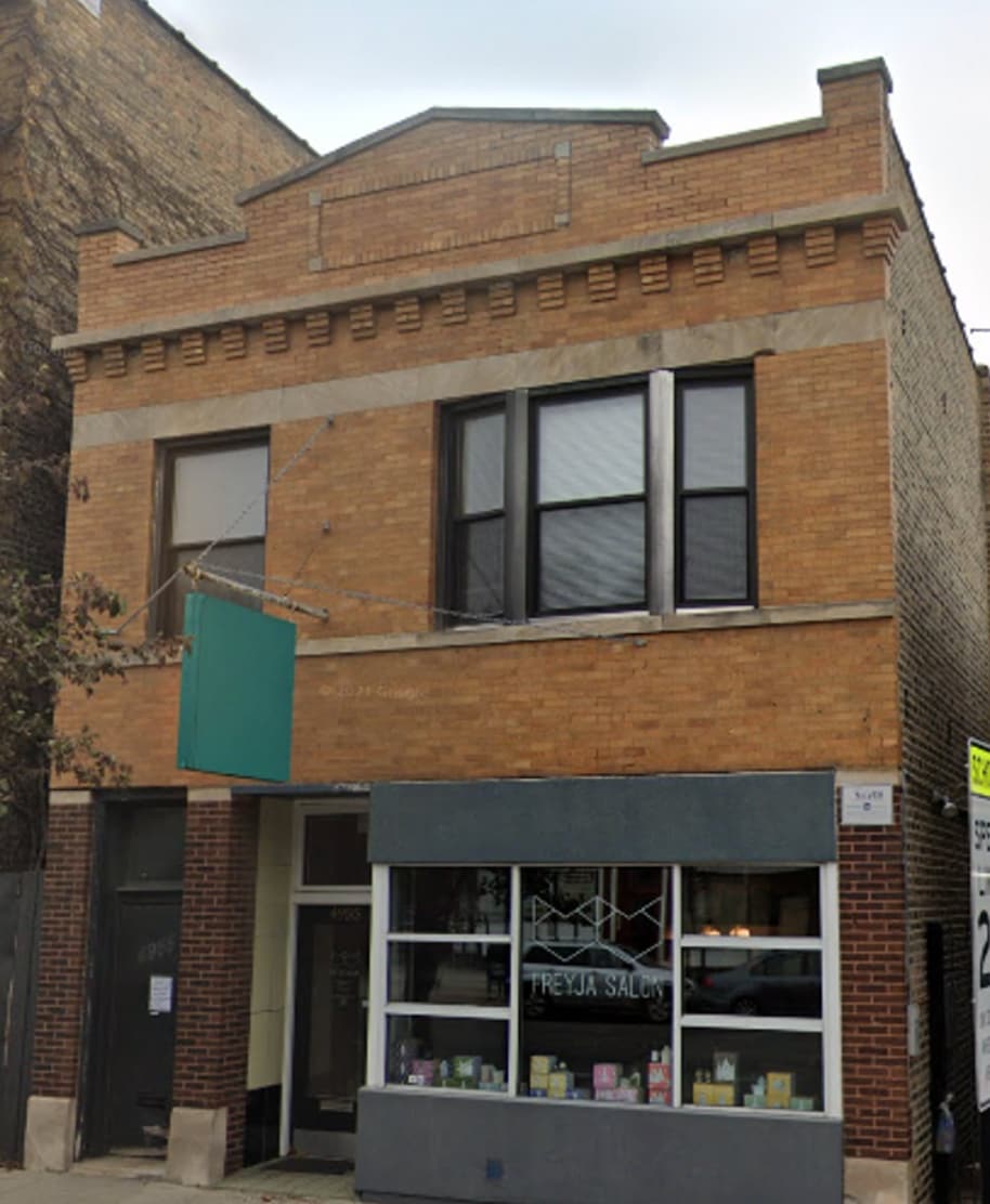 Exterior of Building (Unit is in the back in the coach house) - 4955 N Damen Ave