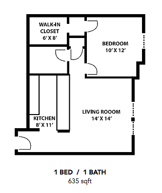 1 Bedroom - Schrock Park