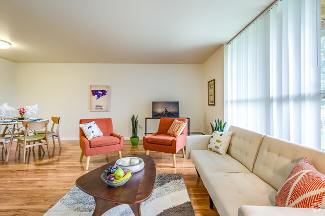 Spacious Open Floor Plans with Natural Wood Floors - Central Park Apts