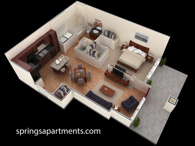 1BR/1BA - Springs at Egan Drive