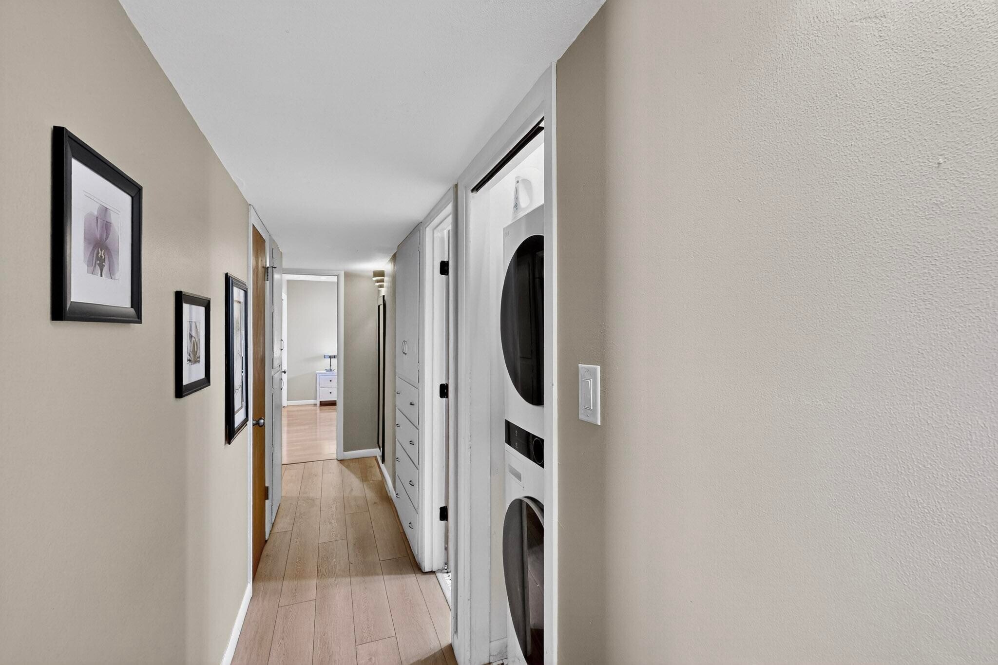 full-size stacked washer/dryer - 4715 Marquette Ave NE