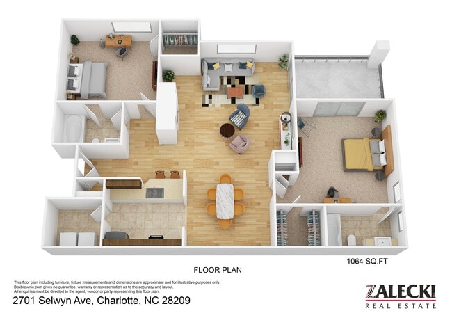 Floorplan - 2701 Selwyn Ave