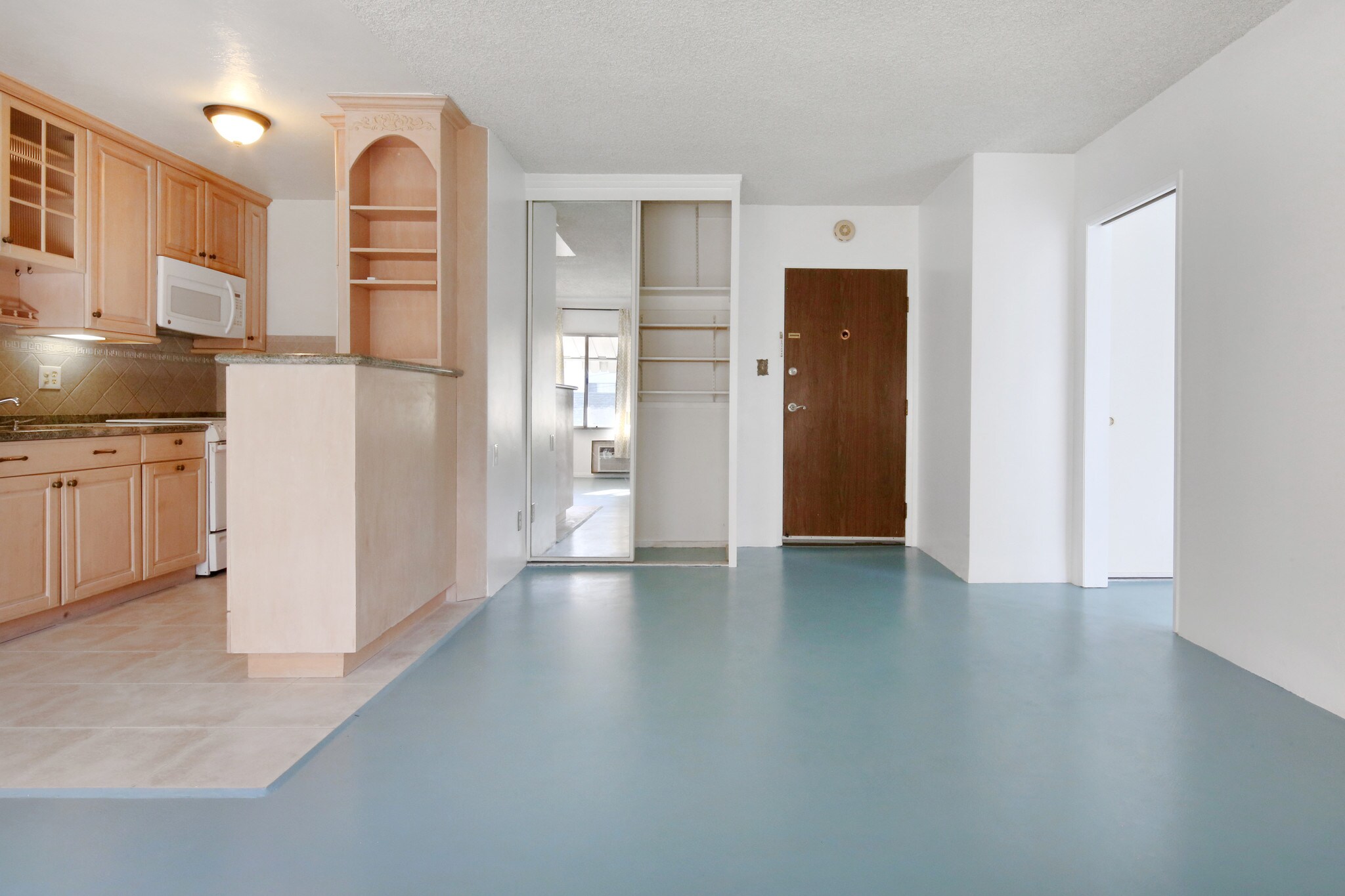 Main Entrance door with living area and kitch - 250 Linden Ave
