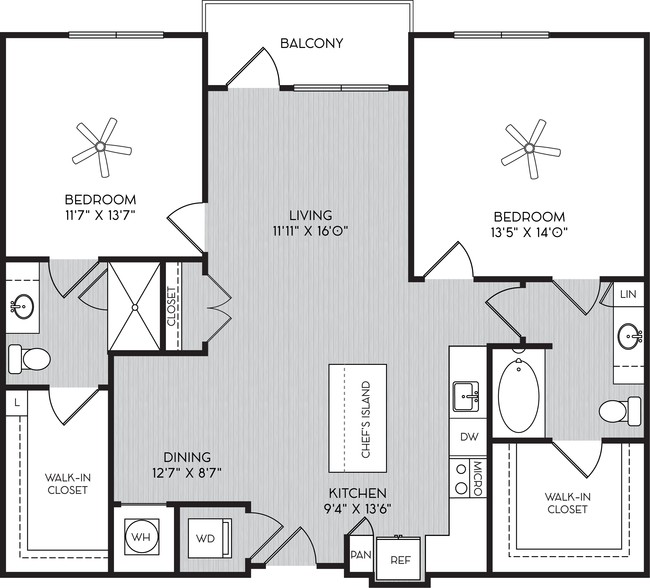 Floorplan - City View Vinings Apartments