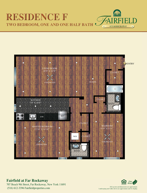 Floorplan - Fairfield At Far Rockaway