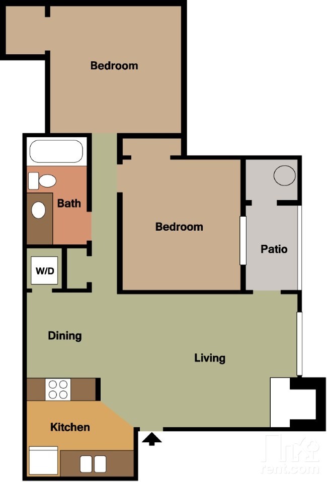 Floorplan - The Chase Apartments