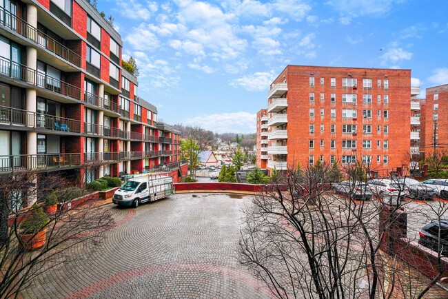 View from private balcony. - 50 E Hartsdale Ave