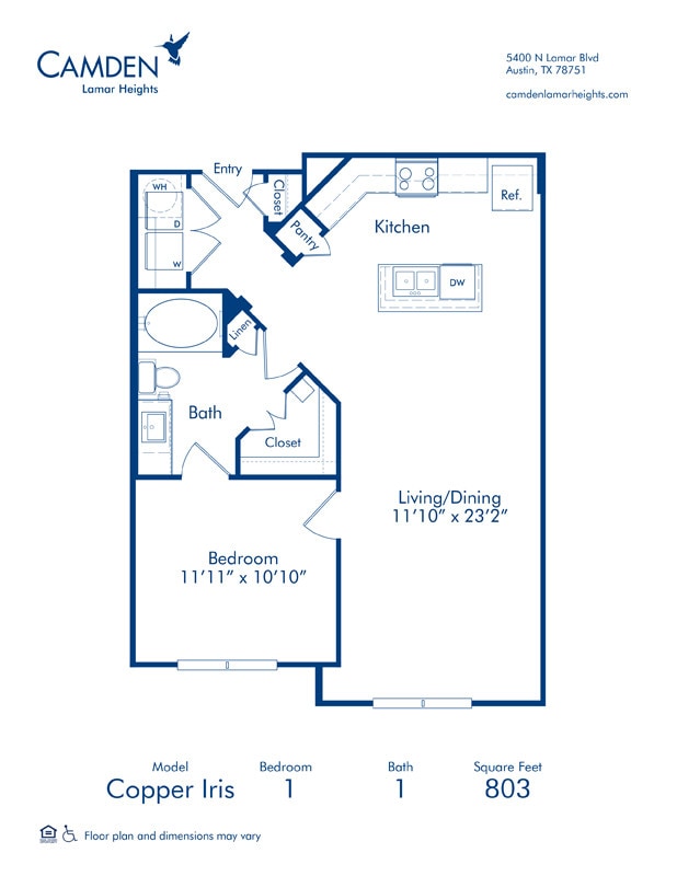 Floorplan - Camden Lamar Heights