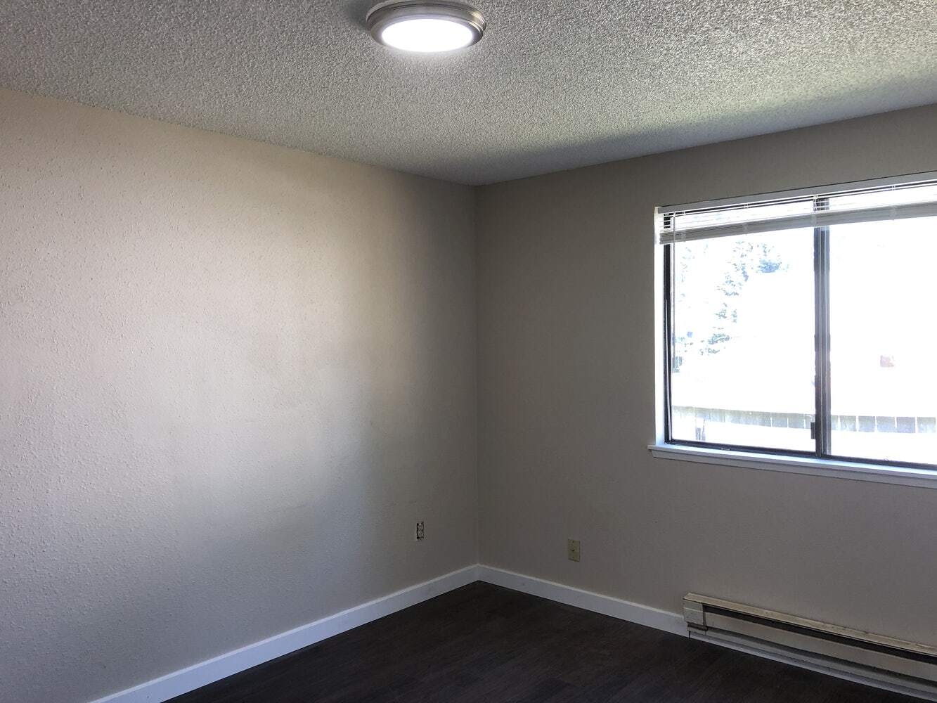 New shades, lights and fresh paint in 2nd bedroom - 219 E 36th St