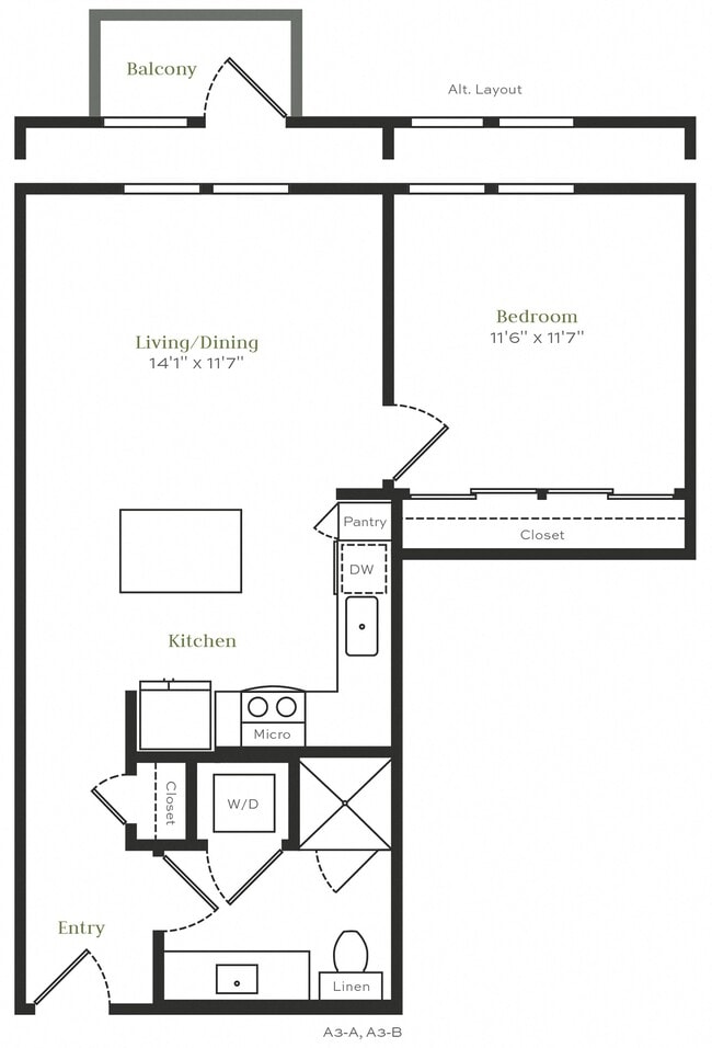 Floorplan - Alexan Main Street