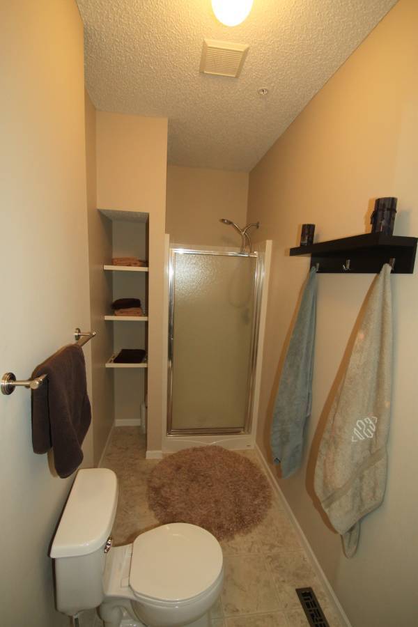 Main floor 3/4 bath w shower - 3843 Abercrombie Ln