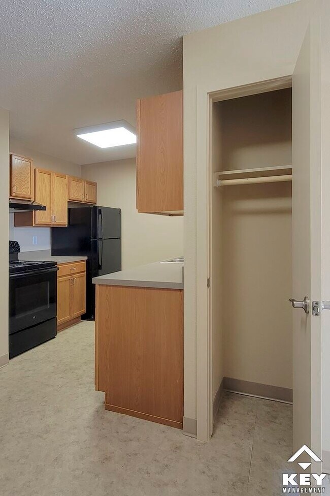 Hallway & Kitchen - Epworth Towers - A 55+ Affordable Community