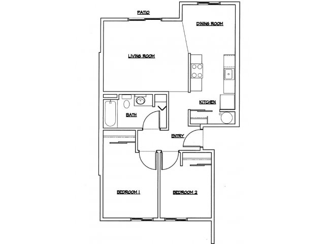 2BR/1BA - Salmon Run Apartments