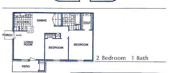 2BR/1BA - Meadows on Blue Bell