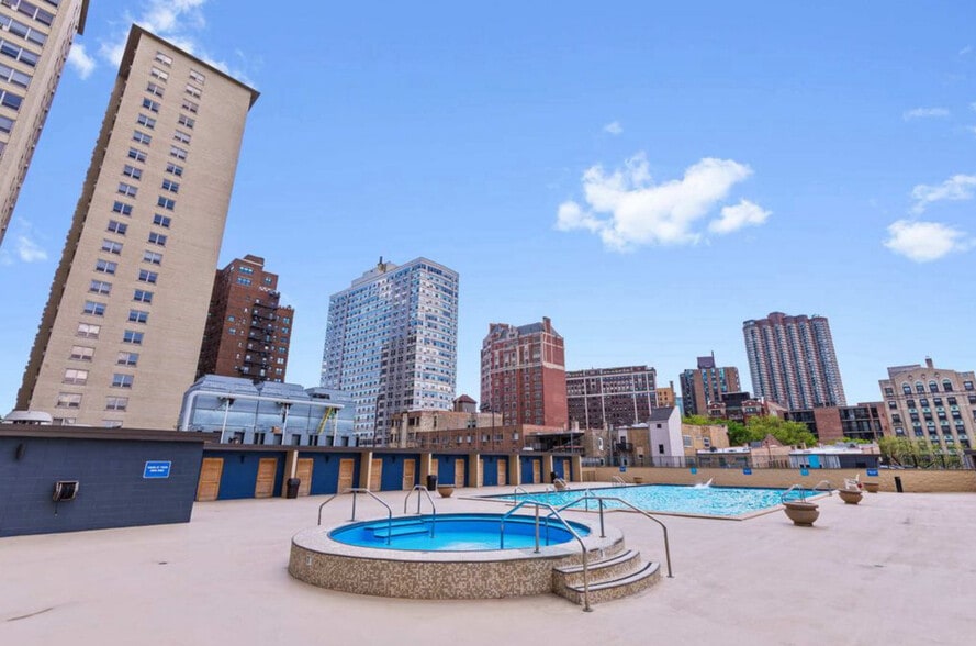 Pool area - 655 W Irving Park Rd